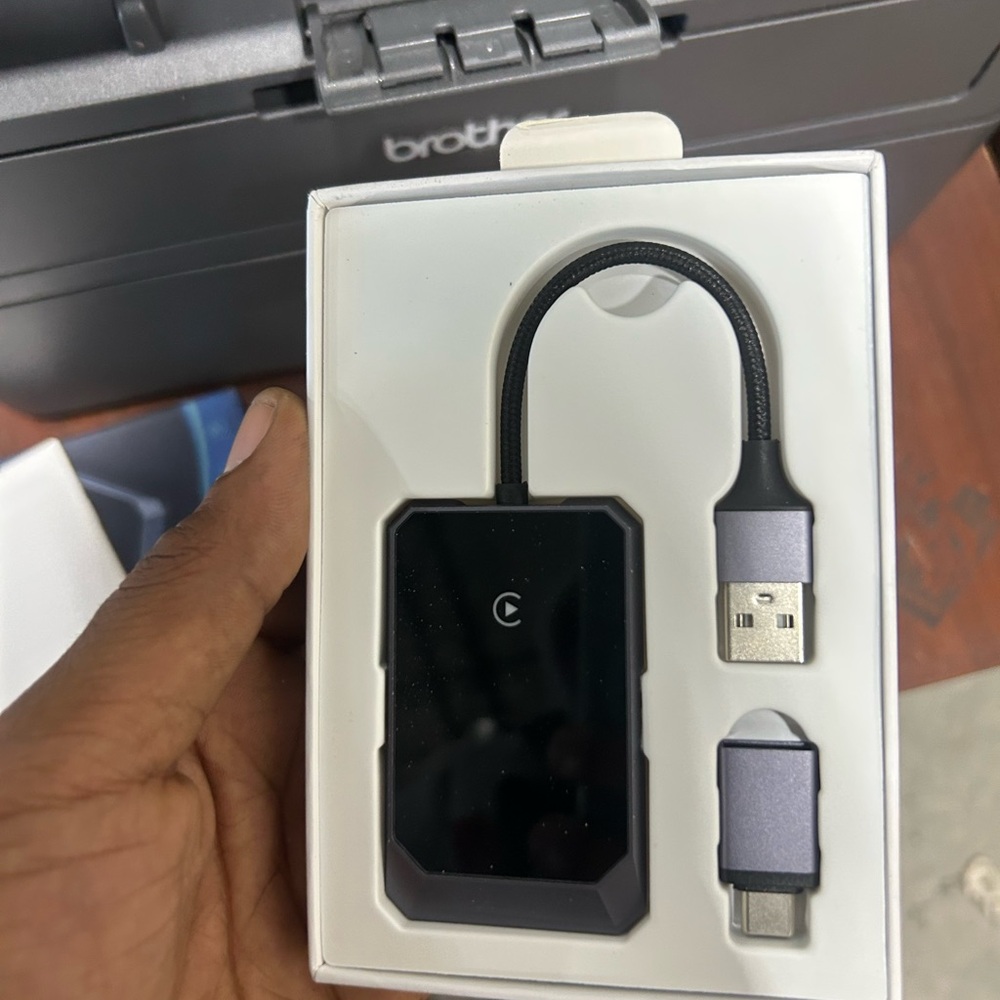 iPhone CarPlay Adapter Listing - Black Text
